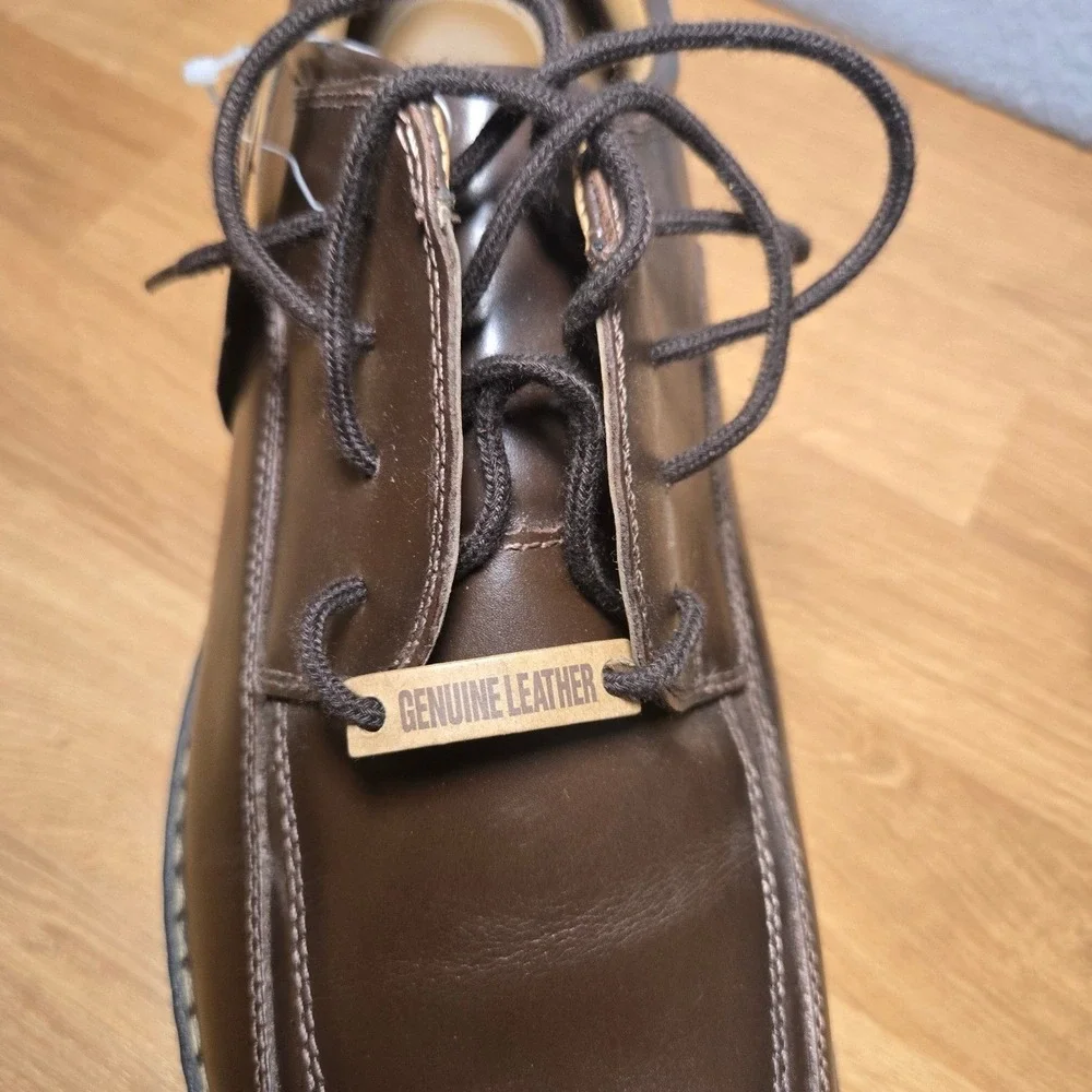Dockers Shoes Mens 14‎ Brown Leather Dress Oxford All Motion Comfort 90-29023